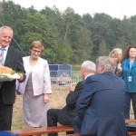 clebem dzielą starostowie:  Marek Zieliński i Jadwiga Wysocka